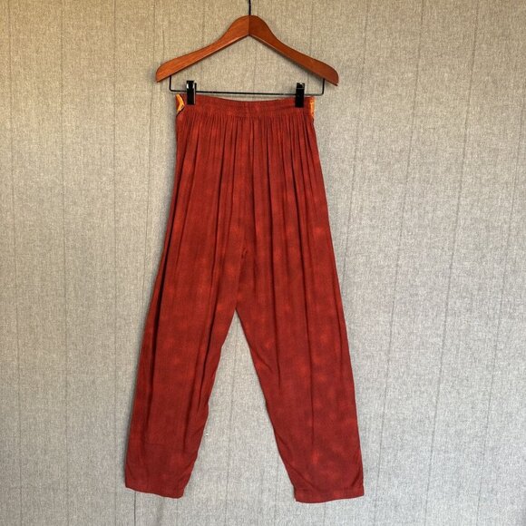 80s 90s Vintage Southwest Indian Foundation Open Front Tunic Pants Set Size M - Picture 13 of 17